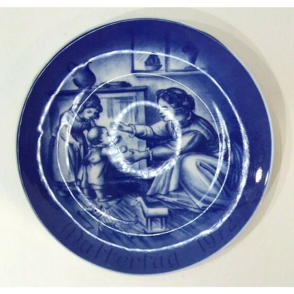 Vintage Mother's Day 1972 Limited Edition Plate Bareuther Waldsassen Germany EUC - Picture 9 of 9